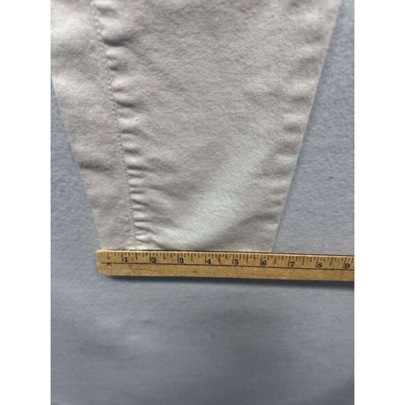 Guess Medium Rise Skinny Sarah Fit White Jeans - Picture 12 of 14